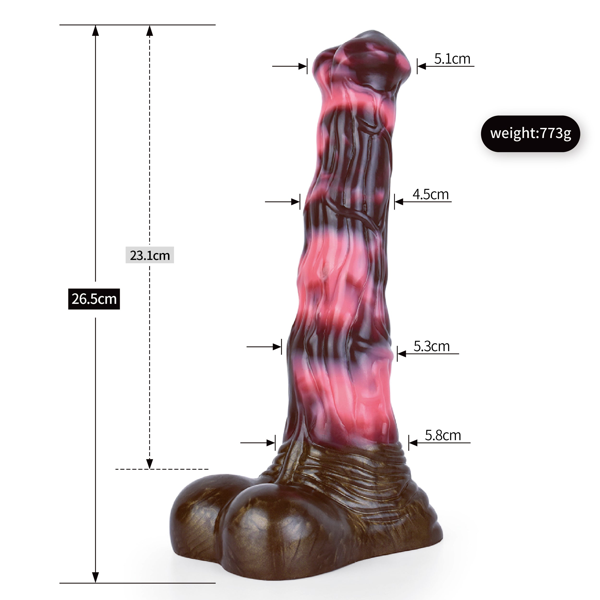 Fantasy 10 Inch Horse Cock Ejaculating Dildo