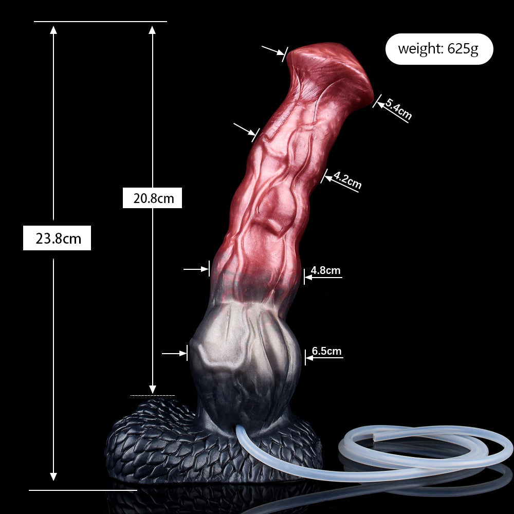 9 Inch Strong Horse Knot Squirting Dildo