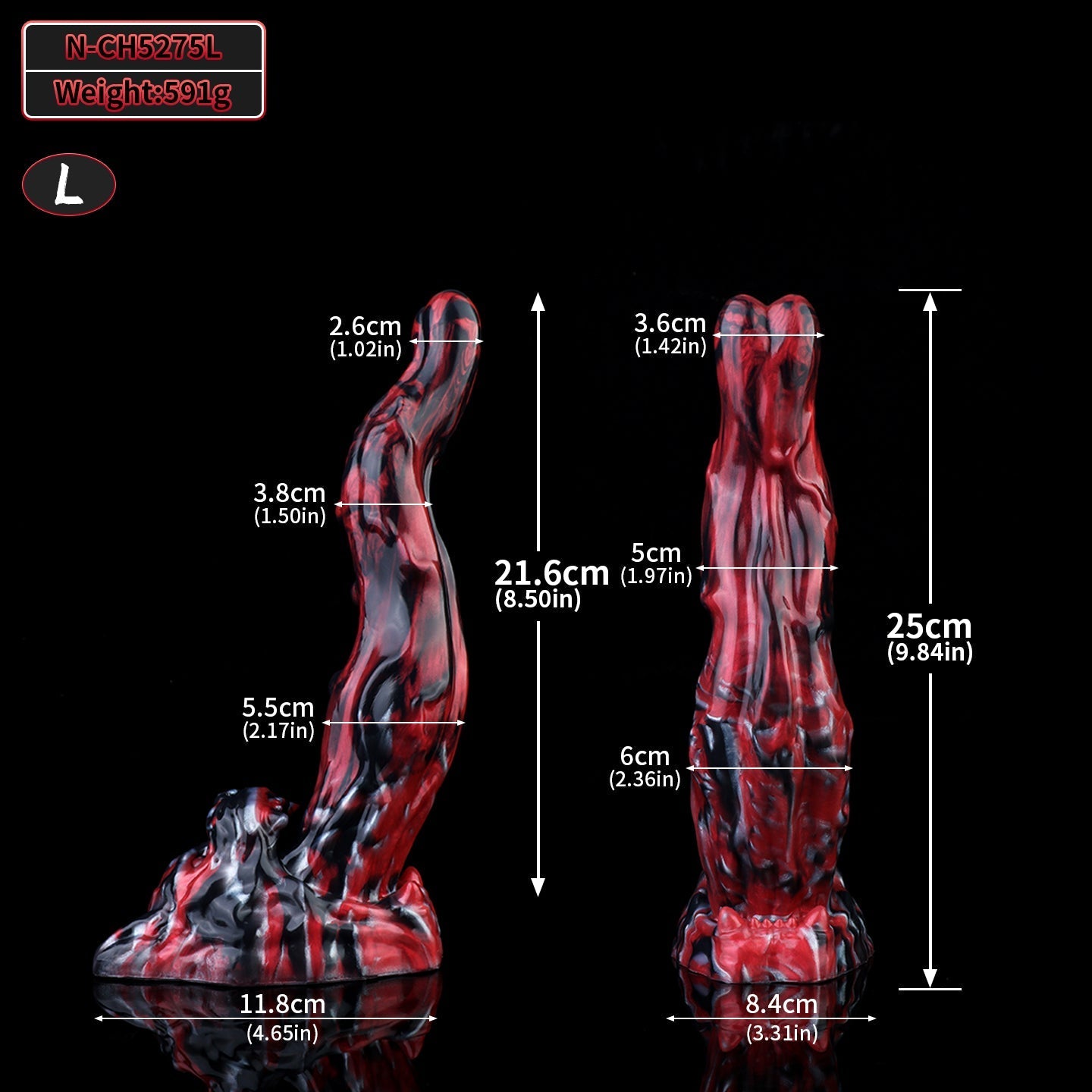 Silicone Custom American Bully Dog Fantasy Dildo