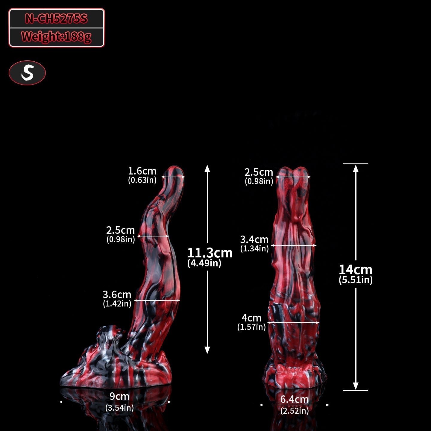 Silicone Custom American Bully Dog Fantasy Dildo