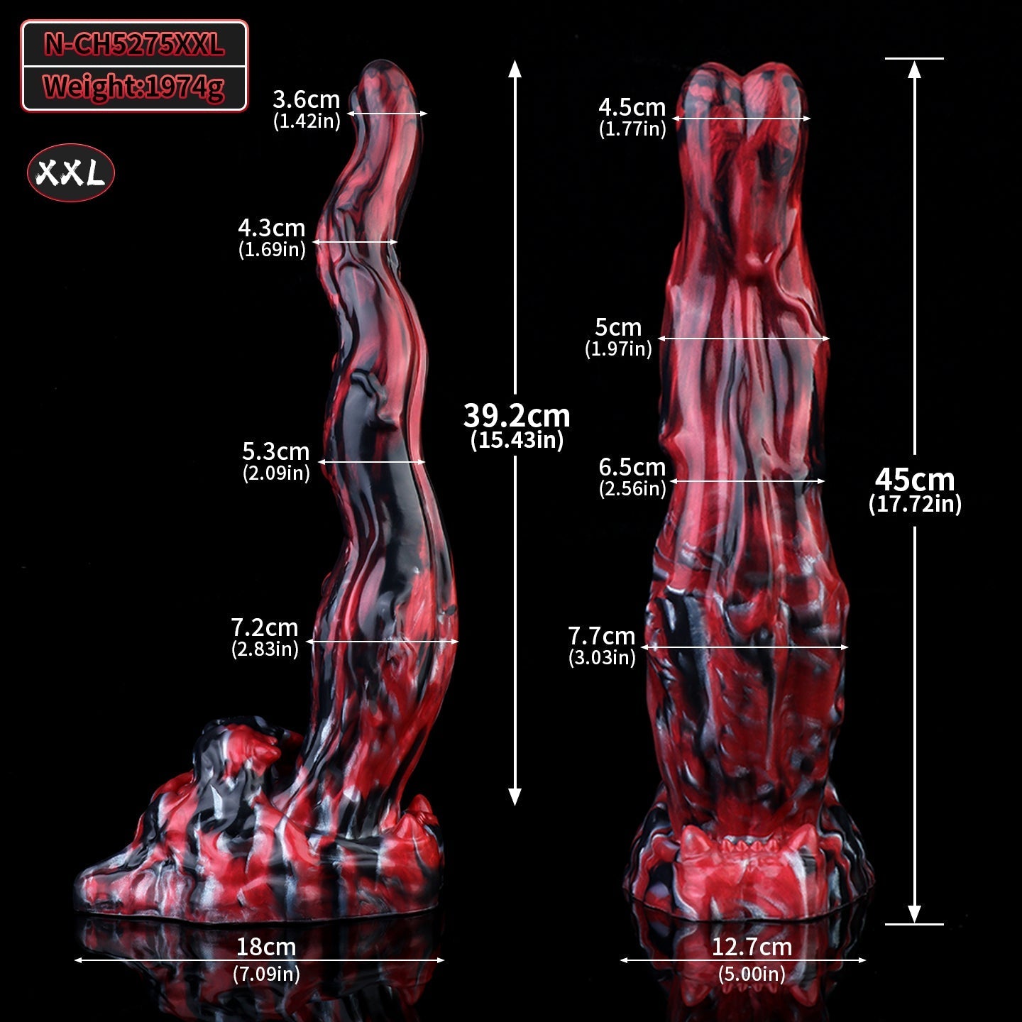 Silicone Custom American Bully Dog Fantasy Dildo