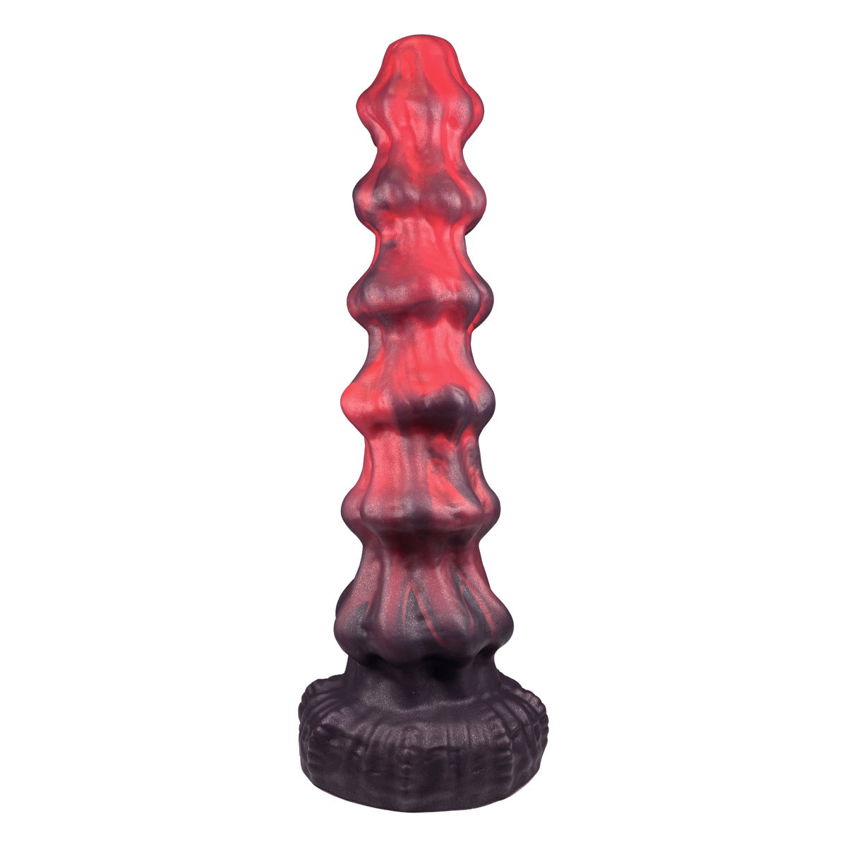 10 Inch Rainbow Sucker Giant Knot Dildo