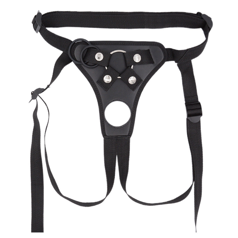 Black Exposed Pussy Plus Size Strap On