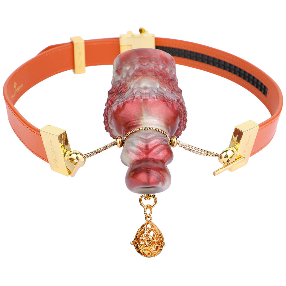 Fantasy Wolf Cock Silicone Dildo Gag
