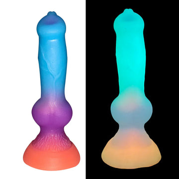 Glow in the Dark Knot Dog Dildo