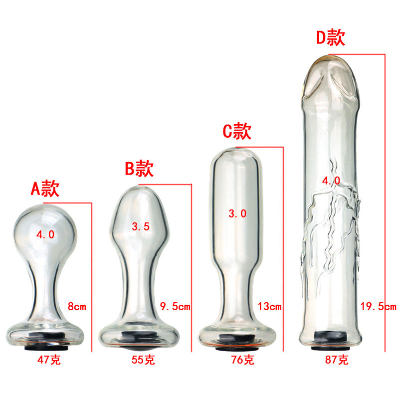 Small Hollow Slass Butt Plug