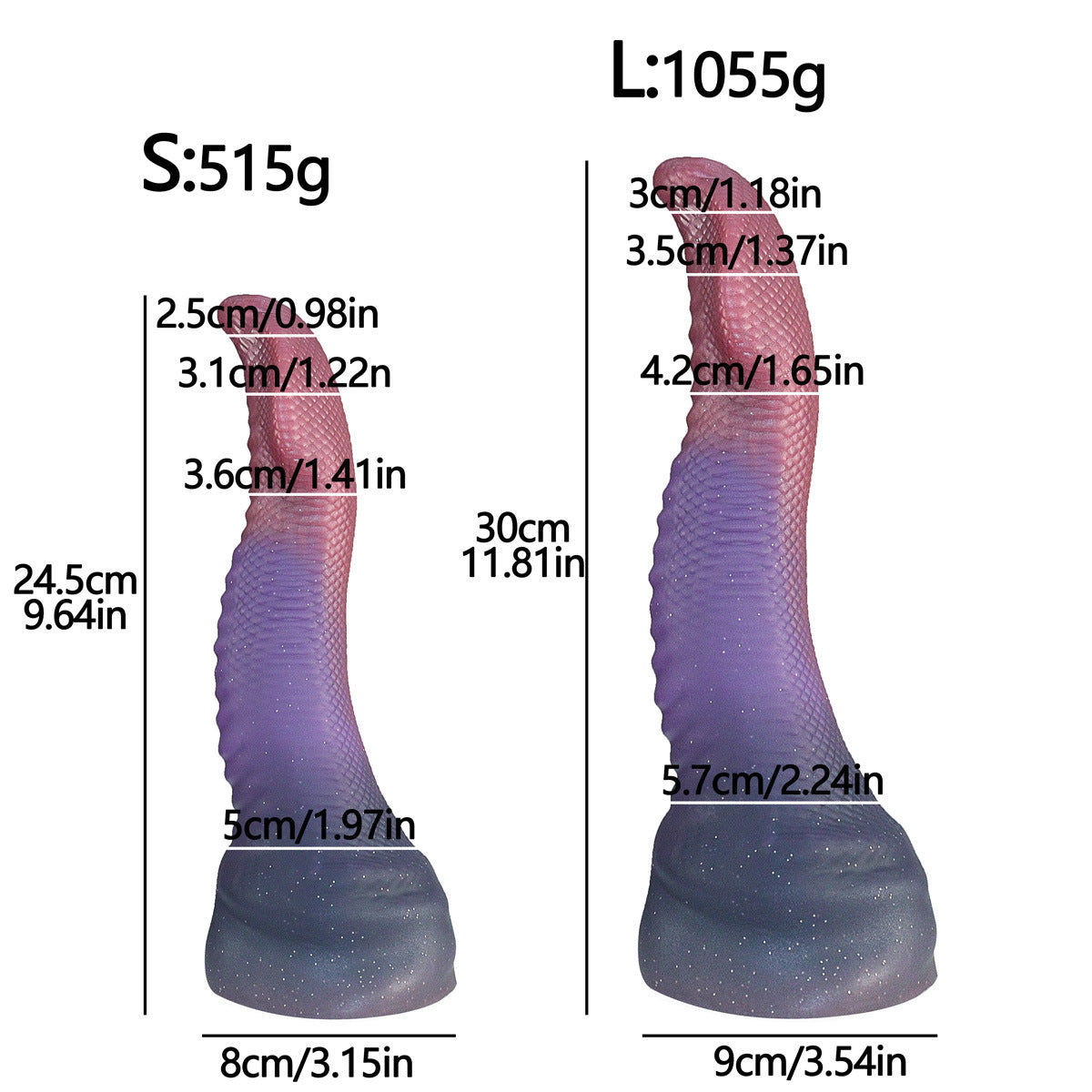 11 Inch Fantasy Snake Animal Dildo