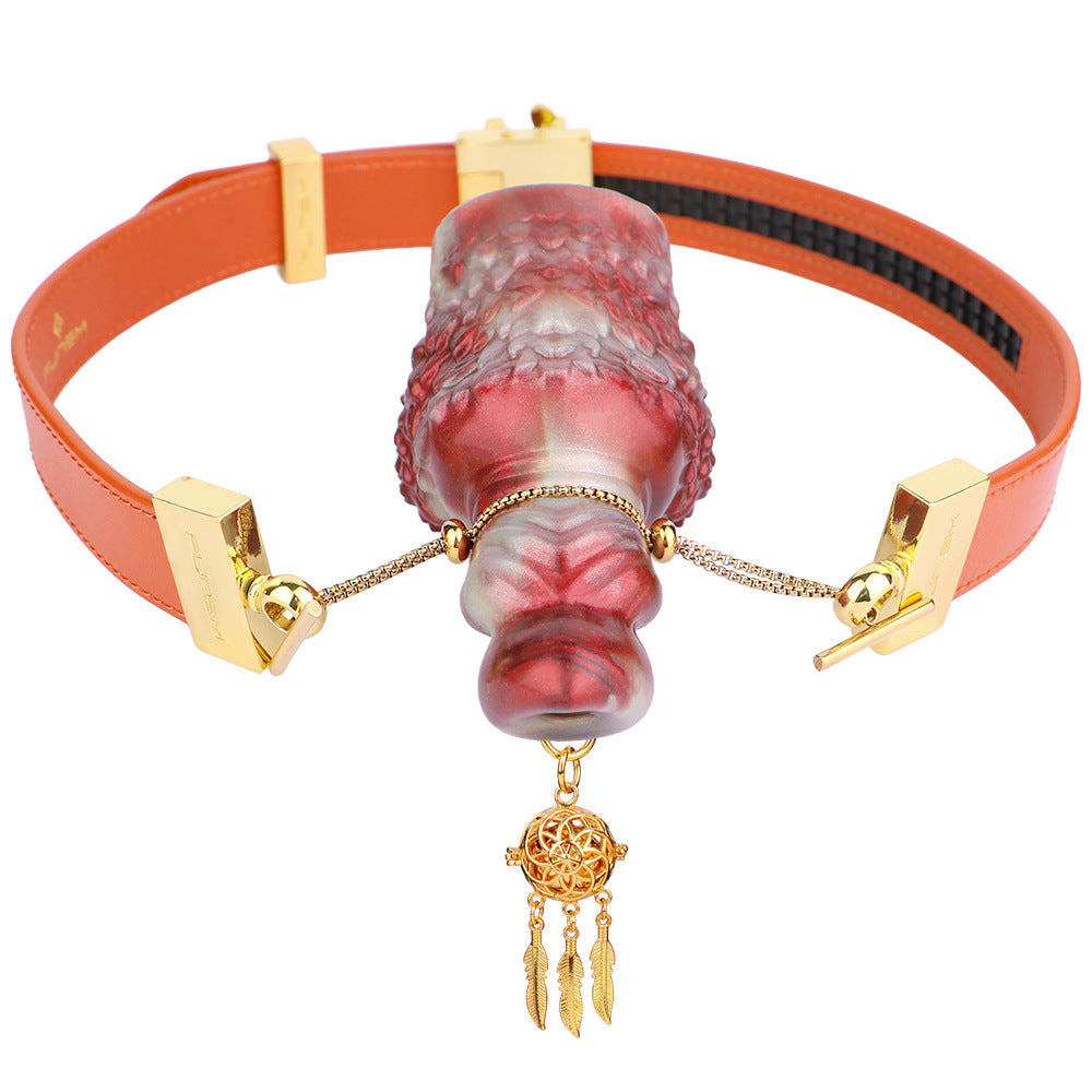 Fantasy Wolf Cock Silicone Dildo Gag