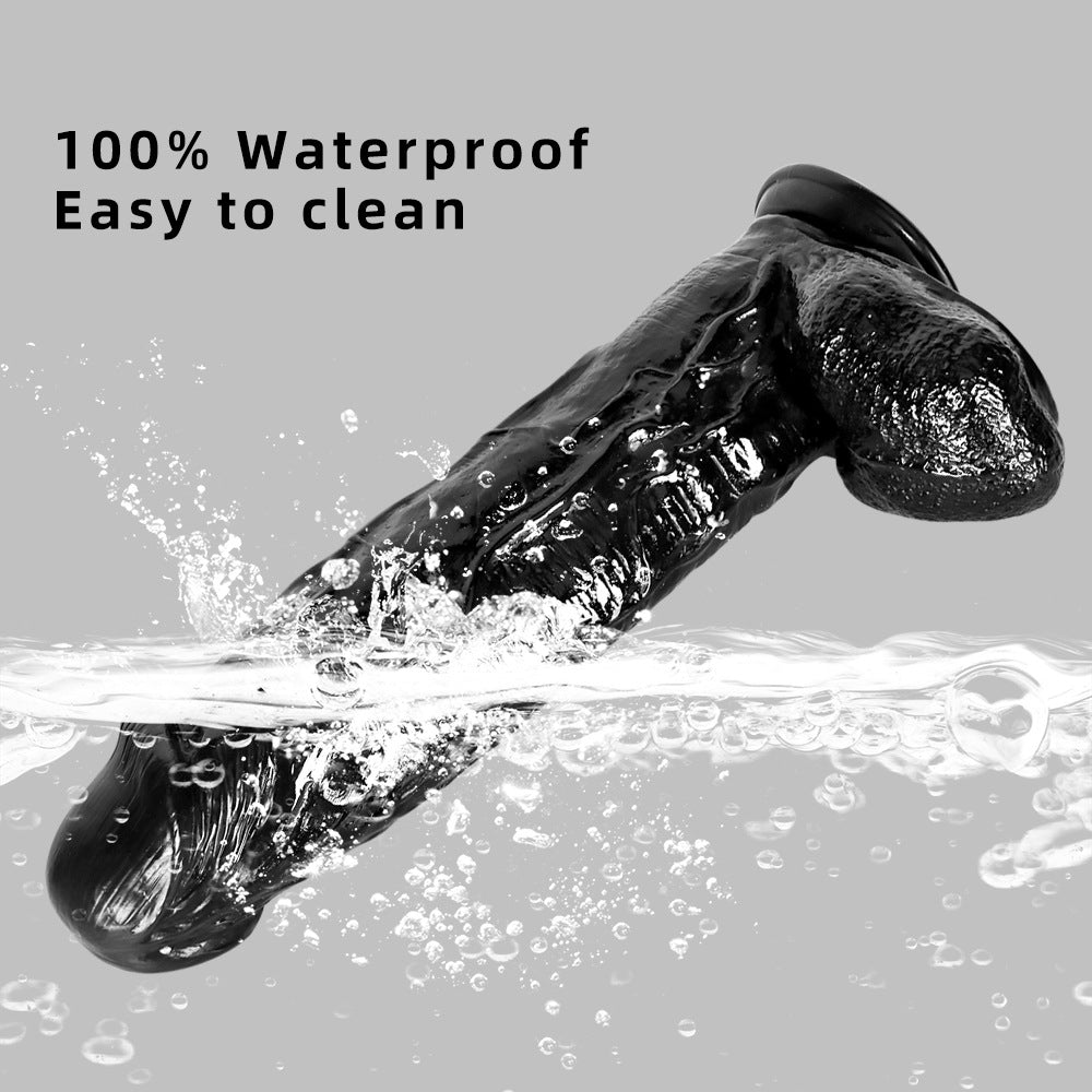 Extreme Dildo Black 18 Inch Super Thick