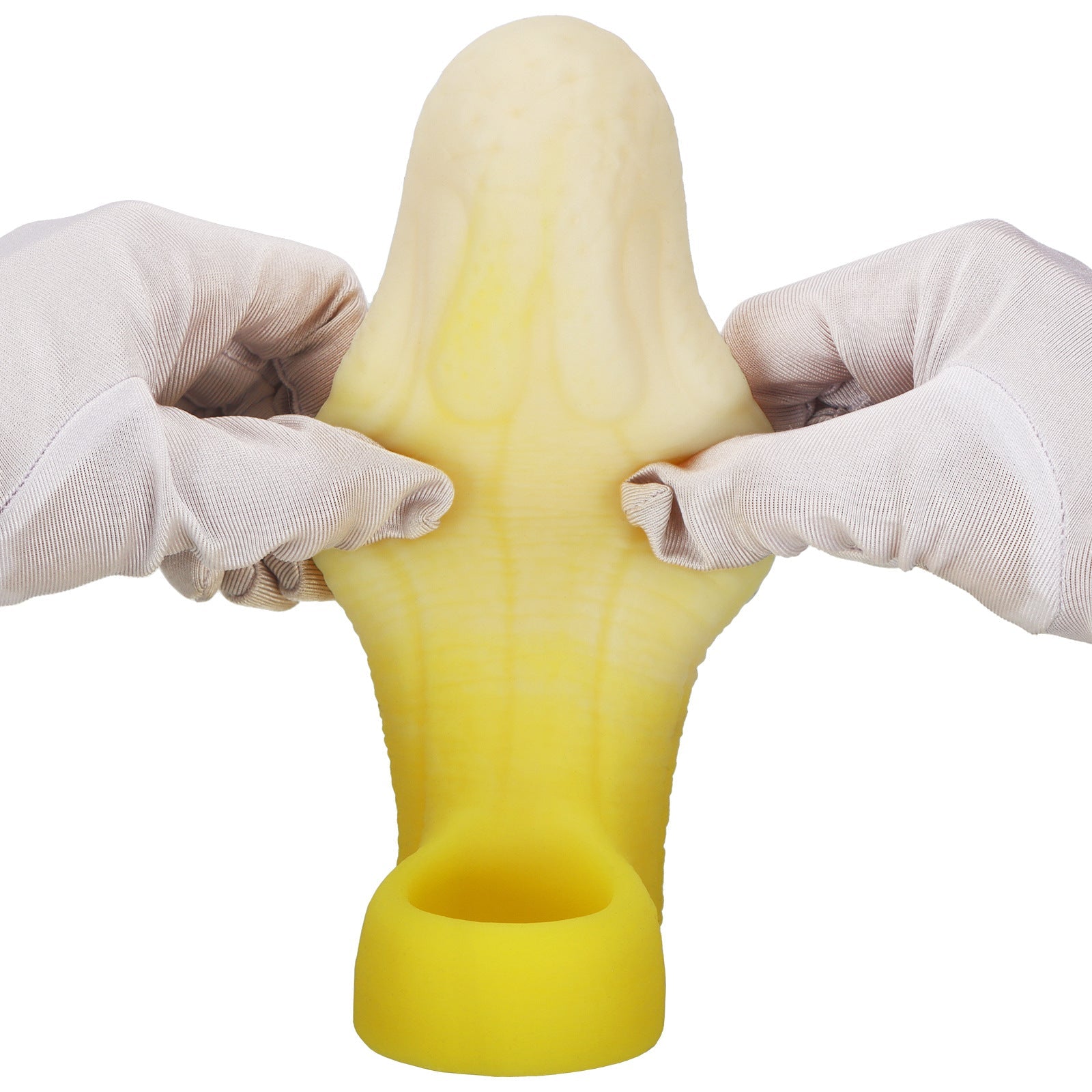 5 Inch Silicone Banana Male Penis Sleeve