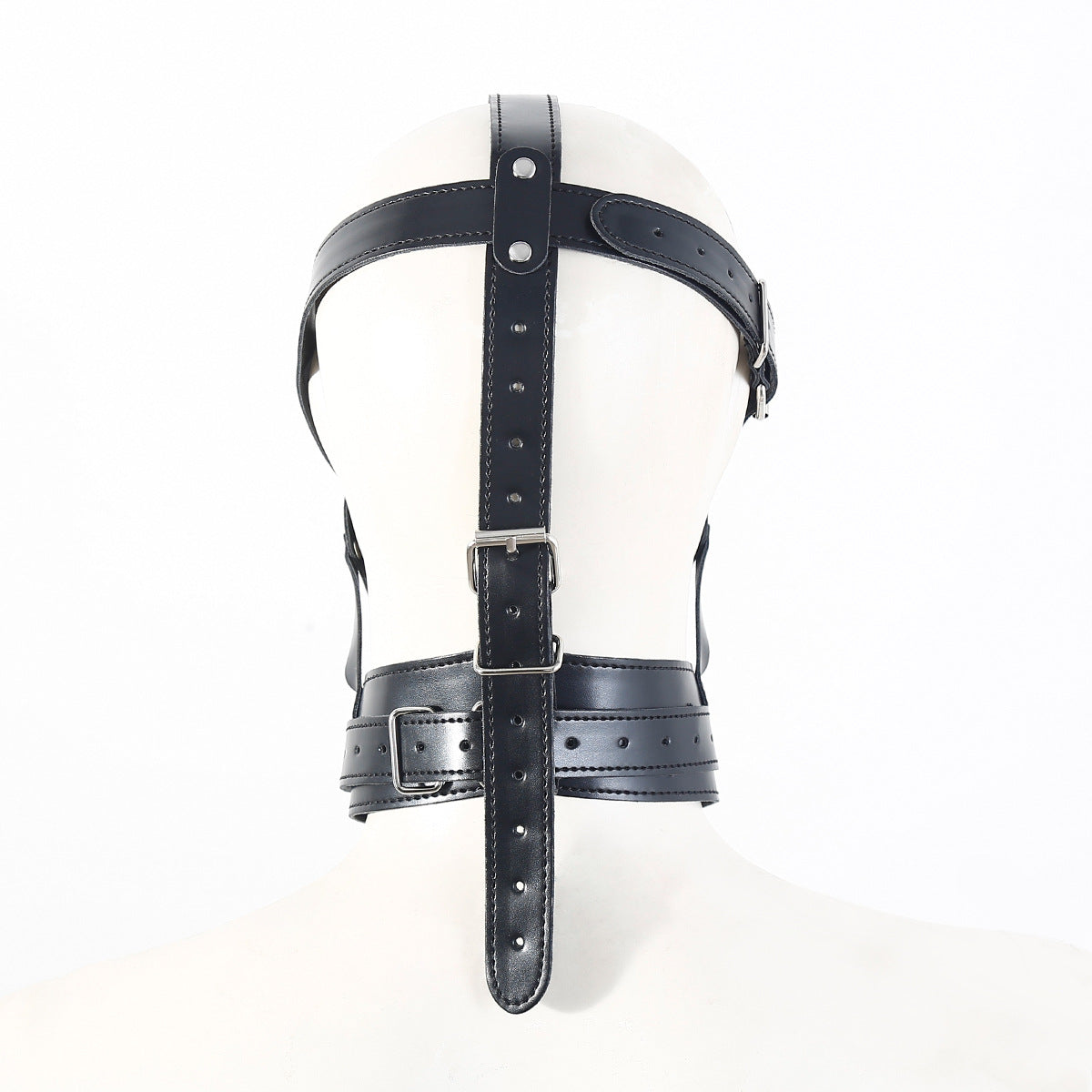 Open Mouth Gag Bondage BDSM Dildo Mask