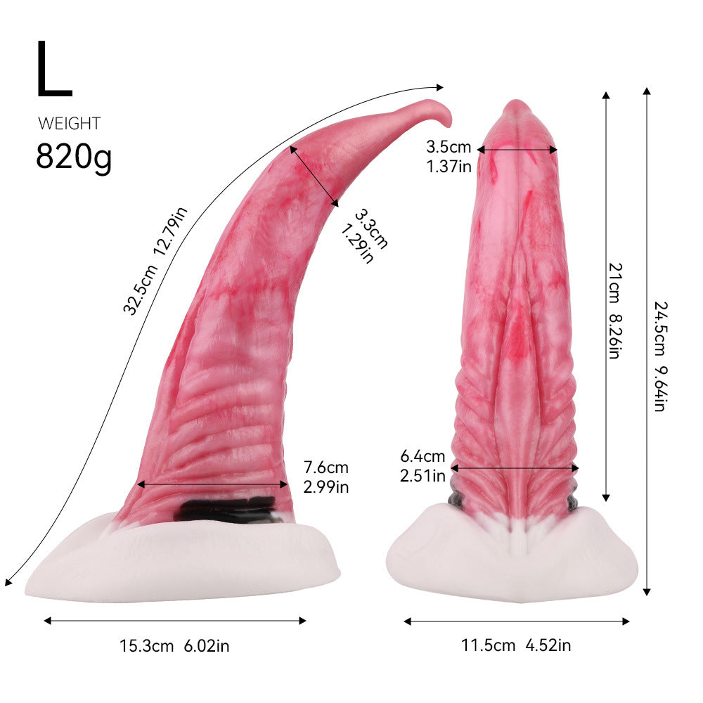 Dolphin Dildo Pink Silicone Fantasy Creature