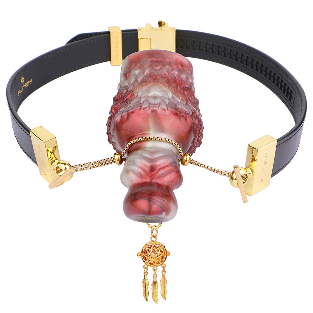 Fantasy Wolf Cock Silicone Dildo Gag