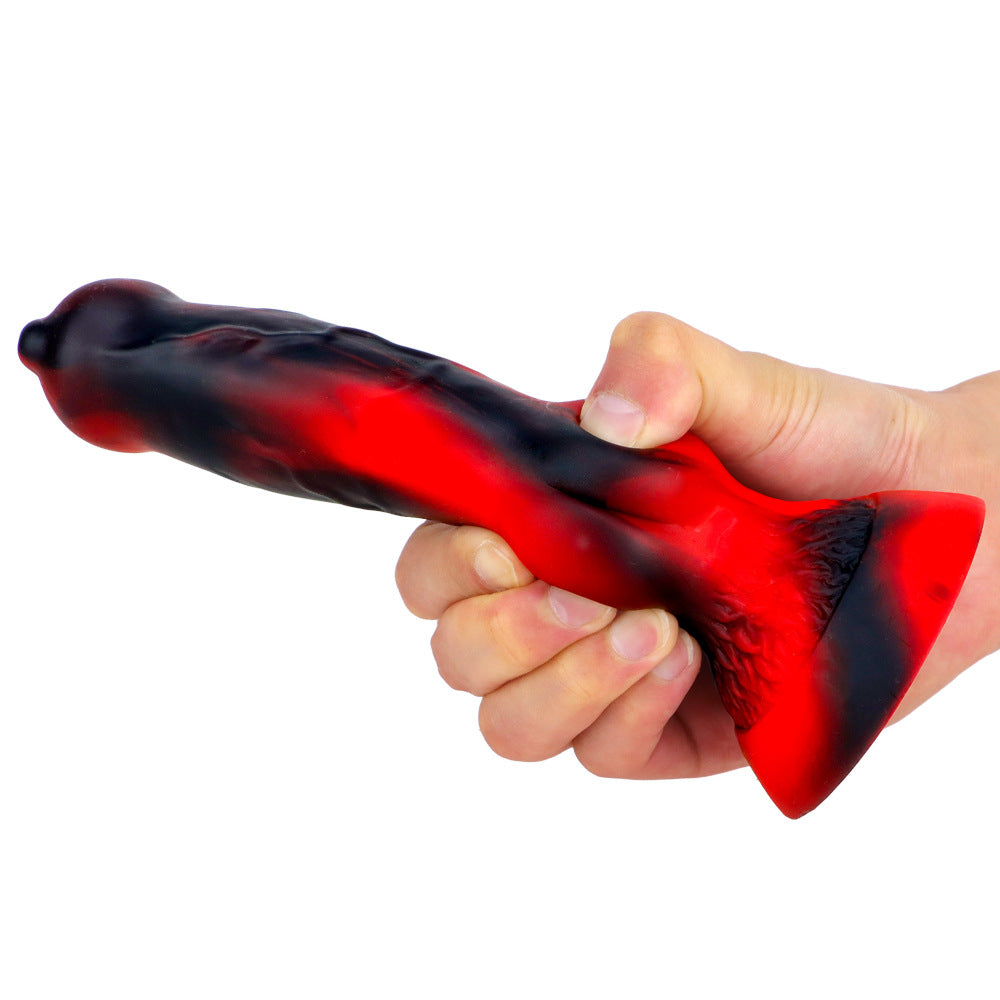 7 Inch Silicone Knot Hellhound Dildo