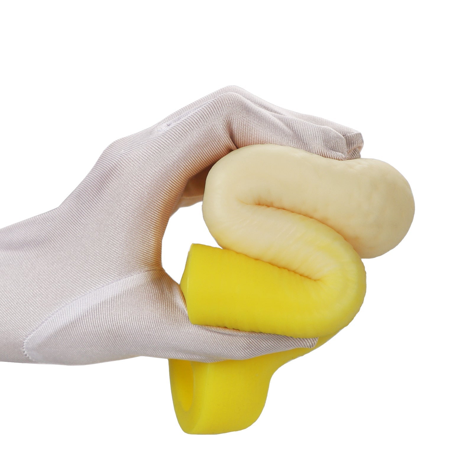 5 Inch Silicone Banana Male Penis Sleeve