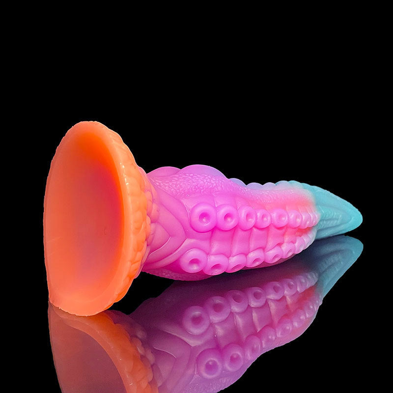 9 Inch Glow In The Dark Fantasy Tentacle Dildo