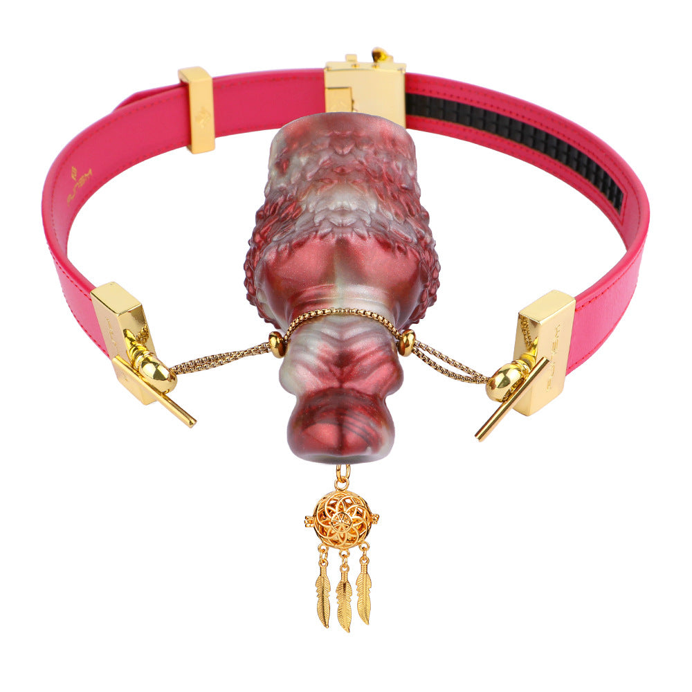 Fantasy Wolf Cock Silicone Dildo Gag