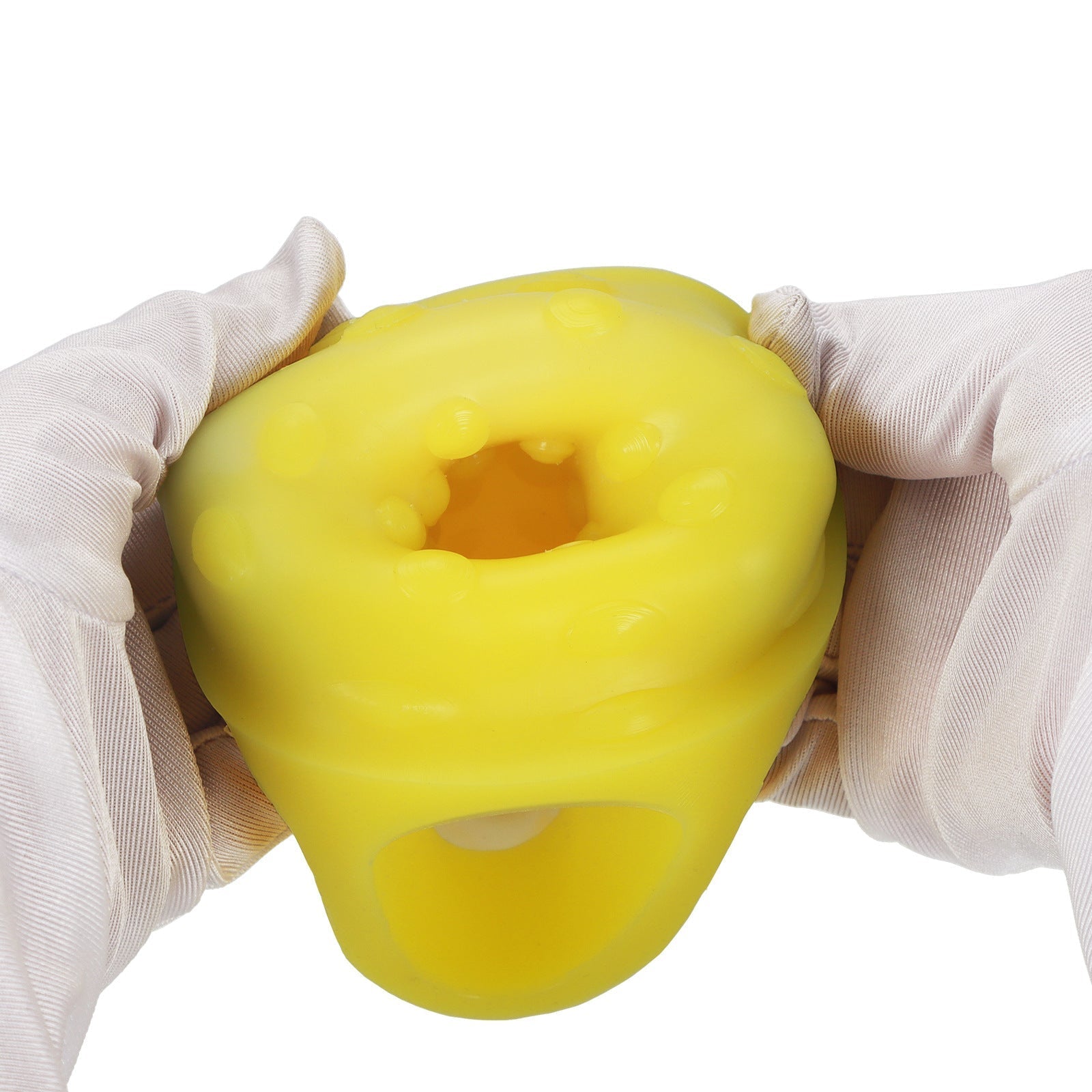 5 Inch Silicone Banana Male Penis Sleeve