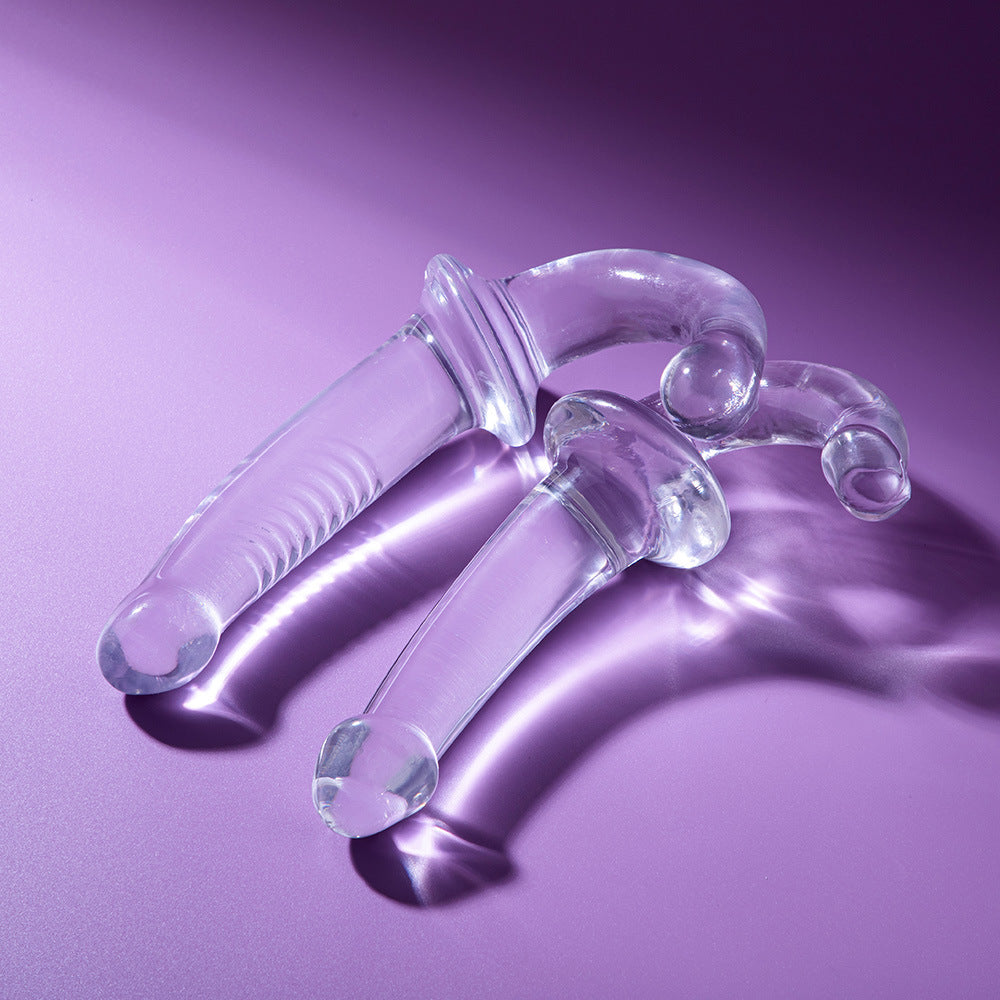 7 Inch Smooth Clear Jelly Strapless Dildo