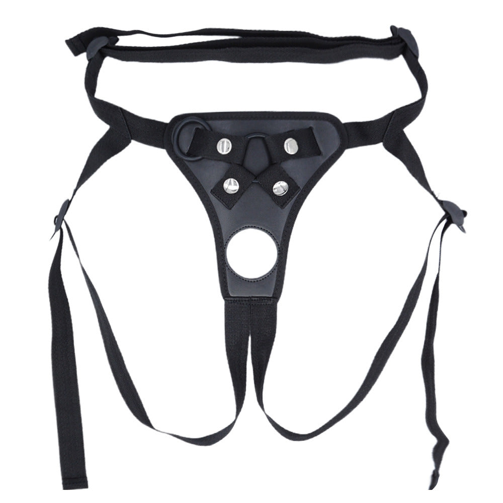 Black Exposed Pussy Plus Size Strap On