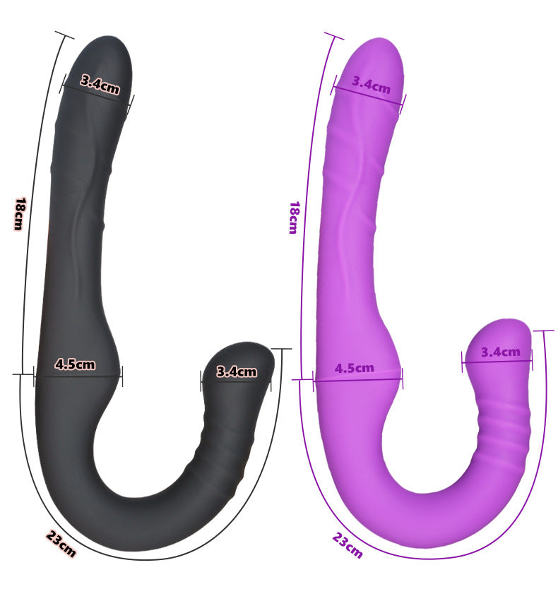 Hook Double Head Strapless Strapon