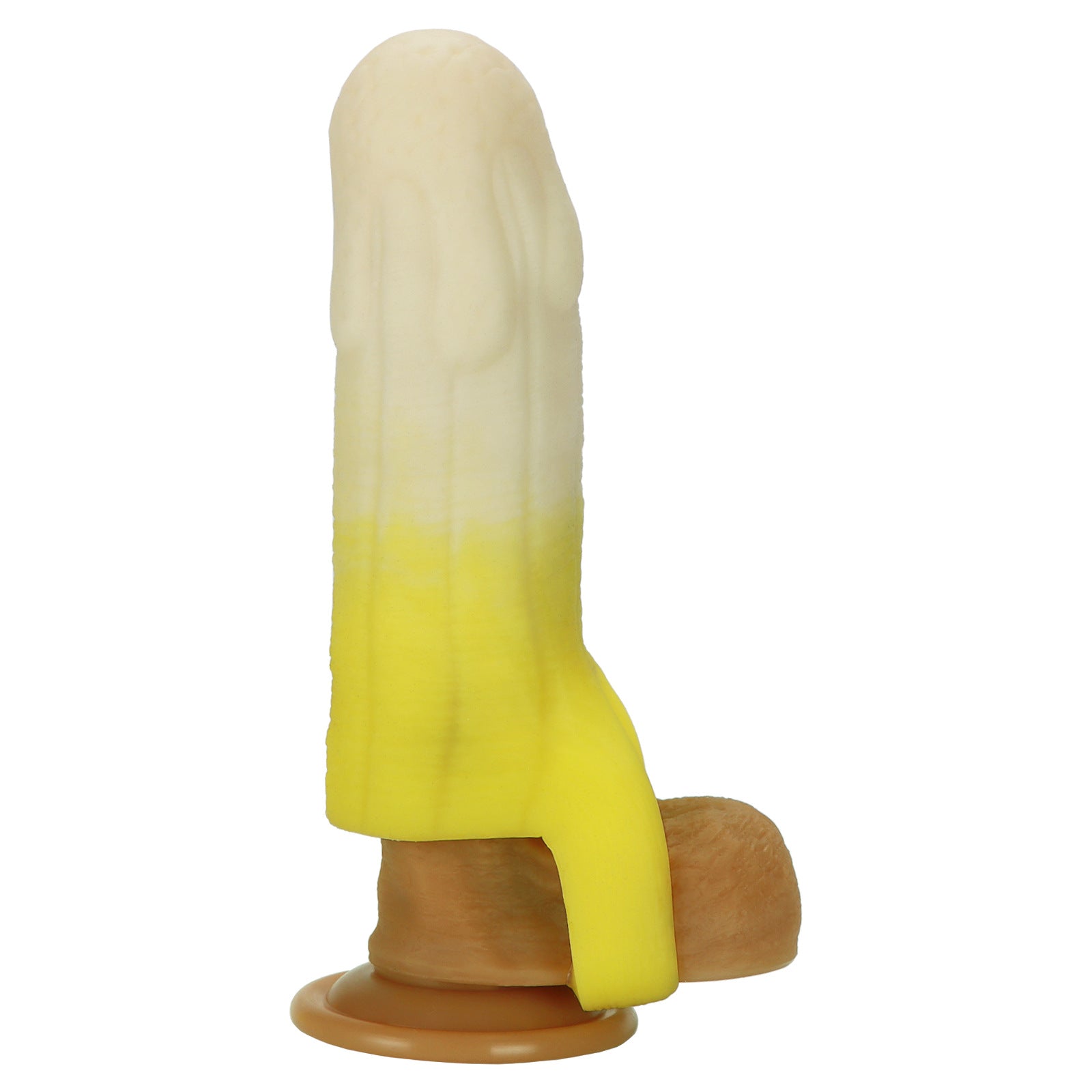 5 Inch Silicone Banana Male Penis Sleeve