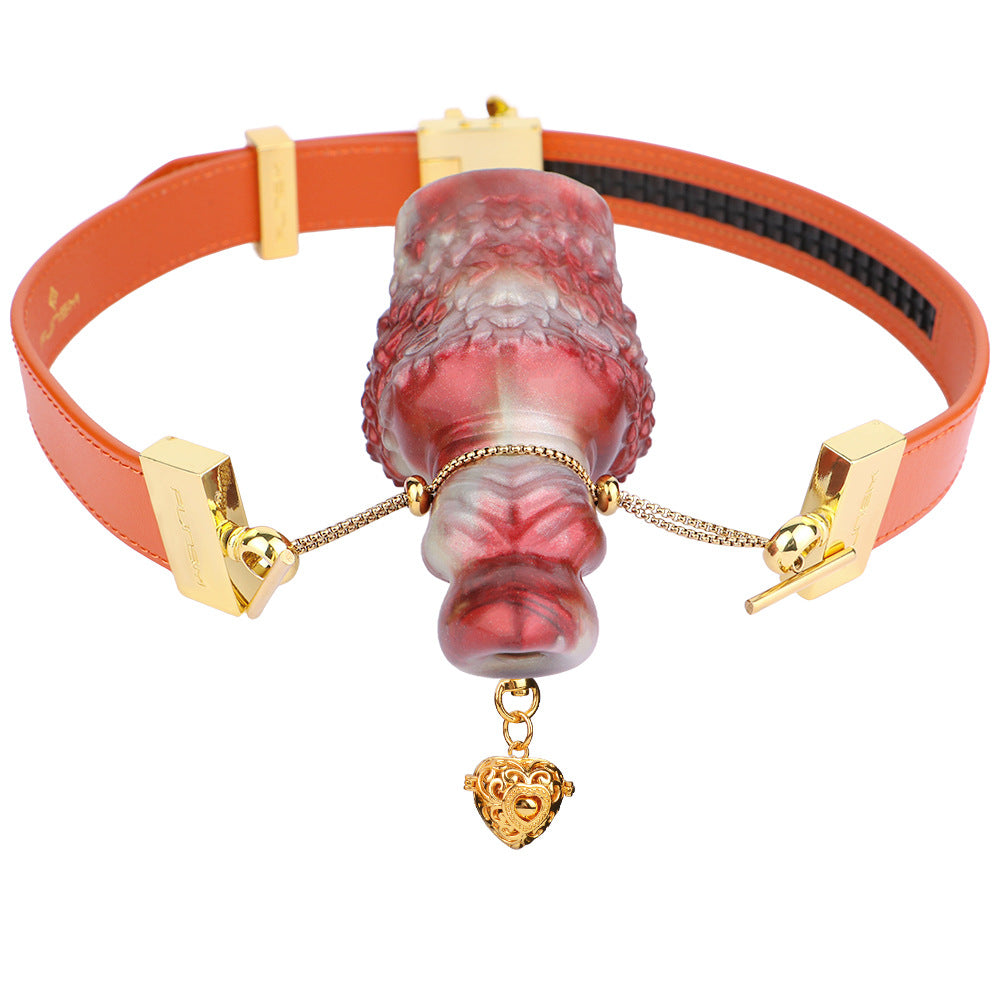 Fantasy Wolf Cock Silicone Dildo Gag