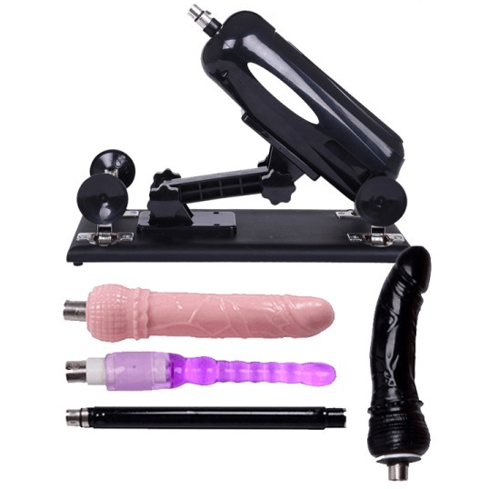 Black Powerful Anal Orgasm Sex Machine