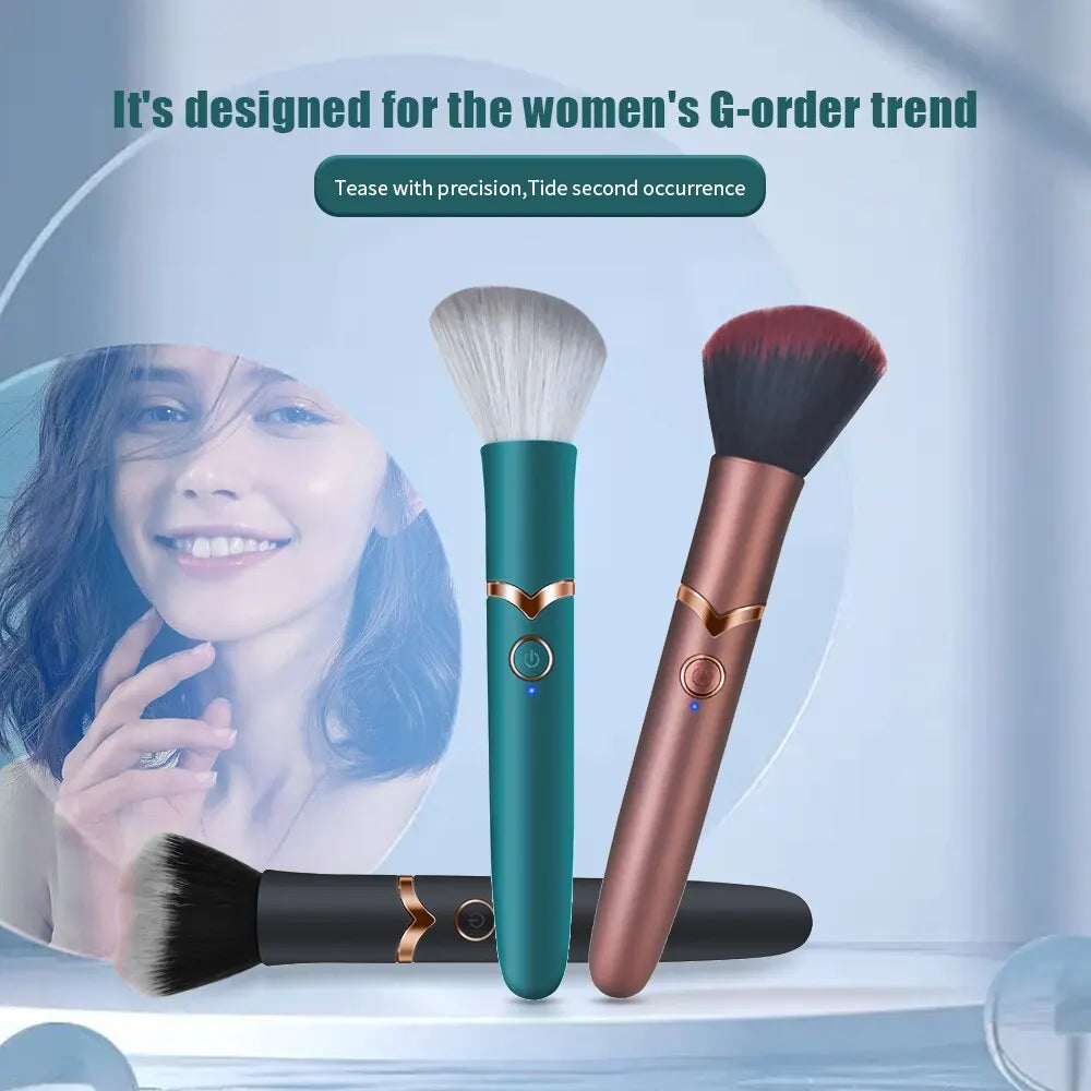 A G Spot Vibrator Disguised As A Makeup Brush