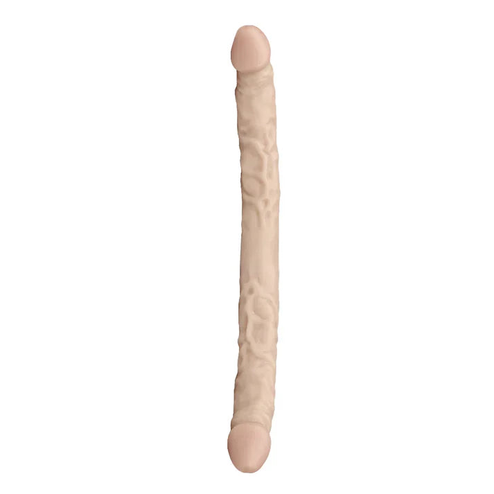 16 Inch Realistic Textured Double Headed Dildo