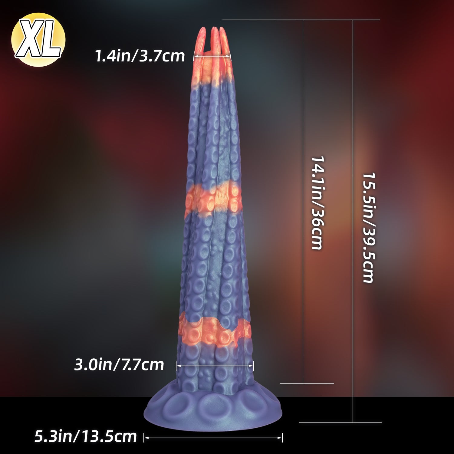 15 Inch Huge Octopus Tentacle Dildo