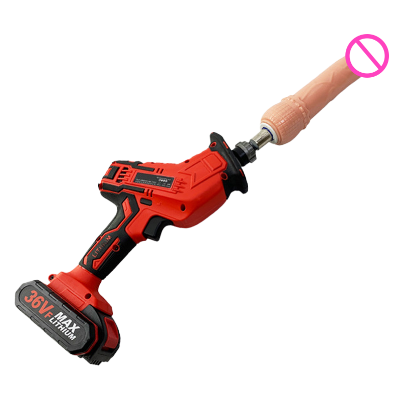 Drill Dildo Sawzall Thrusting Sex Machine