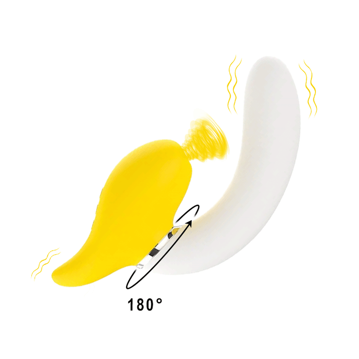 Deformed Bend Banana Sucking G-Spot Vibrator
