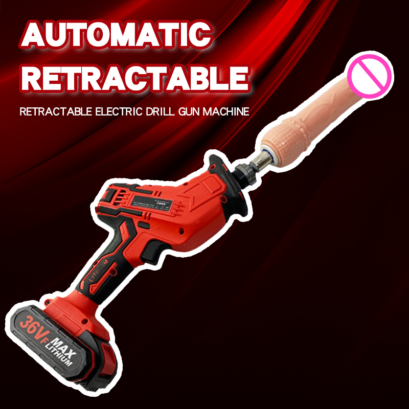 Drill Dildo Sawzall Thrusting Sex Machine