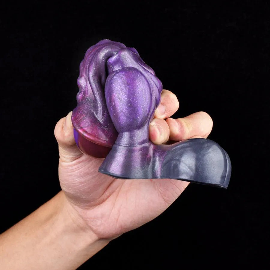 6 Inch Purple Monster Horse Cock Sleeve