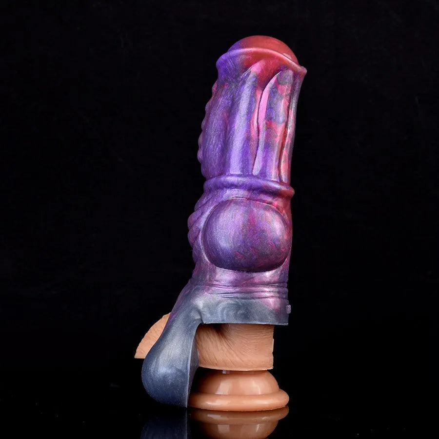 6 Inch Purple Monster Horse Cock Sleeve