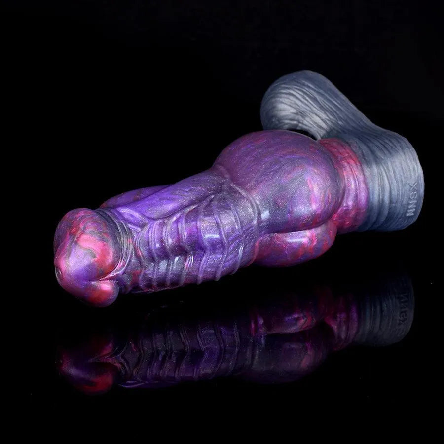 7 Inch Purple Monster Knot Penis Sleeve