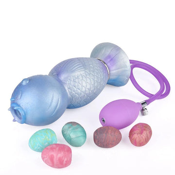 Blue Fantasy Carp Creature Ovipositor Toy