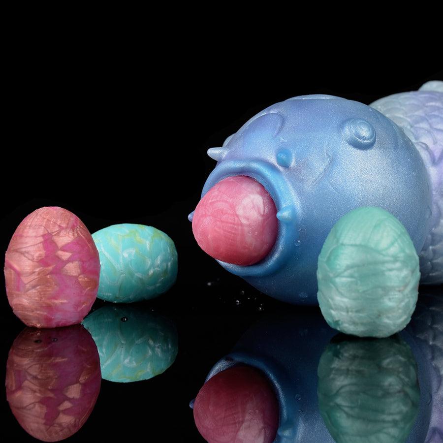 Blue Fantasy Carp Creature Ovipositor Toy