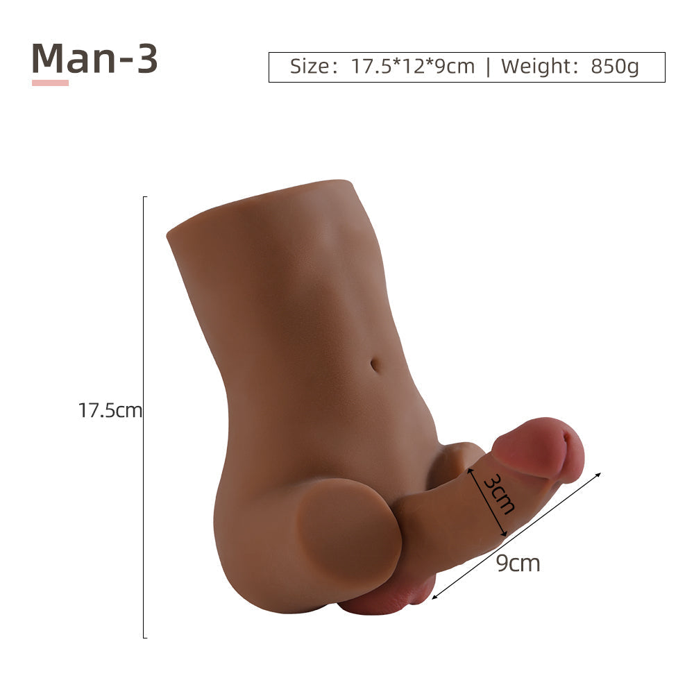 Small Sex Doll Realistic Male Torso Dildo