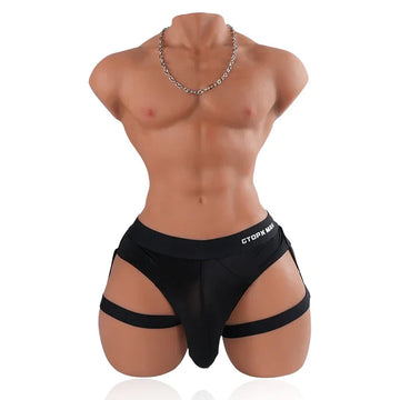 33.7LB Realistic 6 Inch Male Sex Torso Dildo