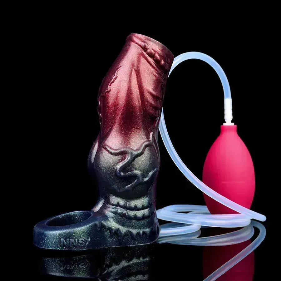5 Inch Dog Knot Squirting Penis Sleeve