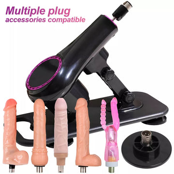 Mechanical Dildo Black Portable Sex Device