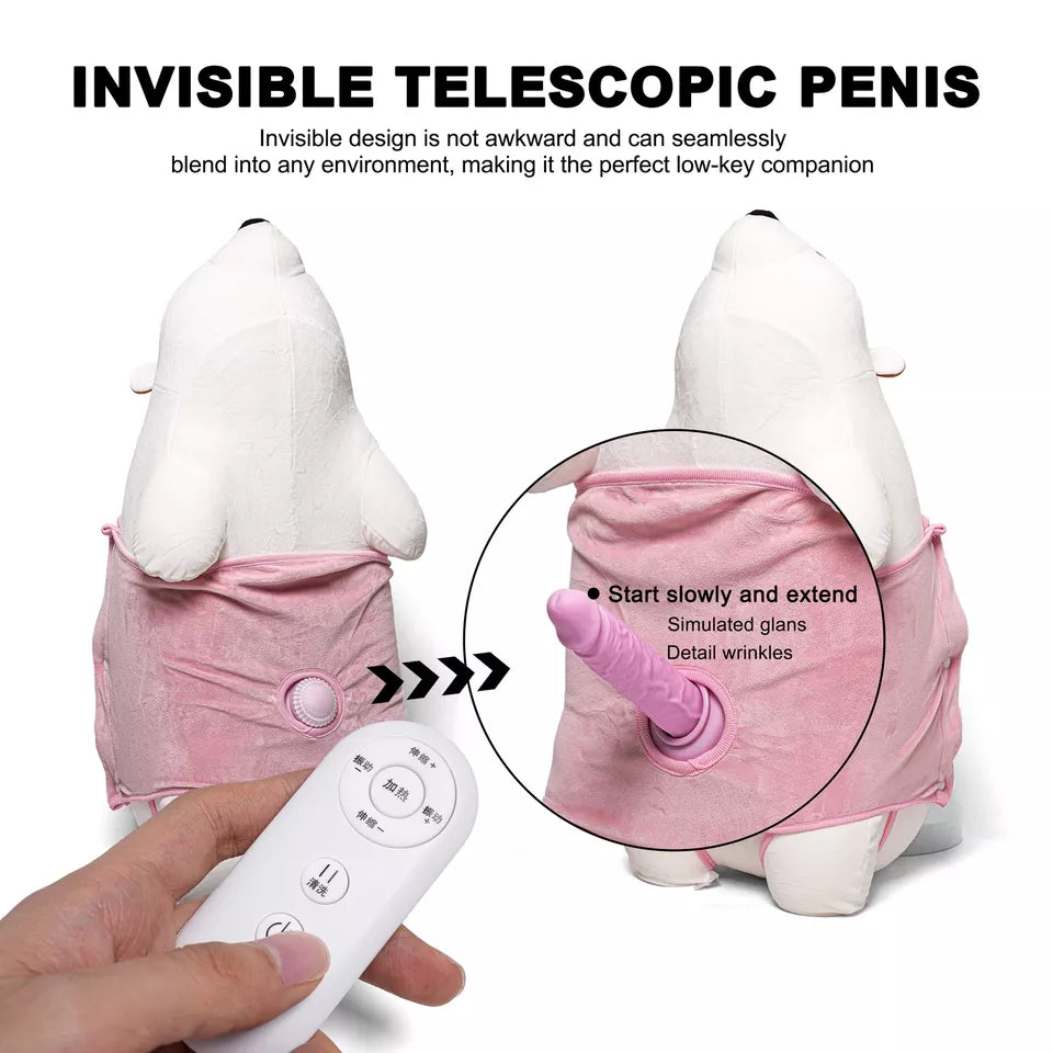 Stuffed Sex Doll Animal Bear with Dildo Machine