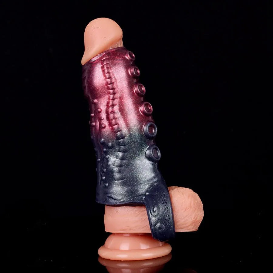 5 Inch Silicone Fantasy Tentacle Penis Sleeve