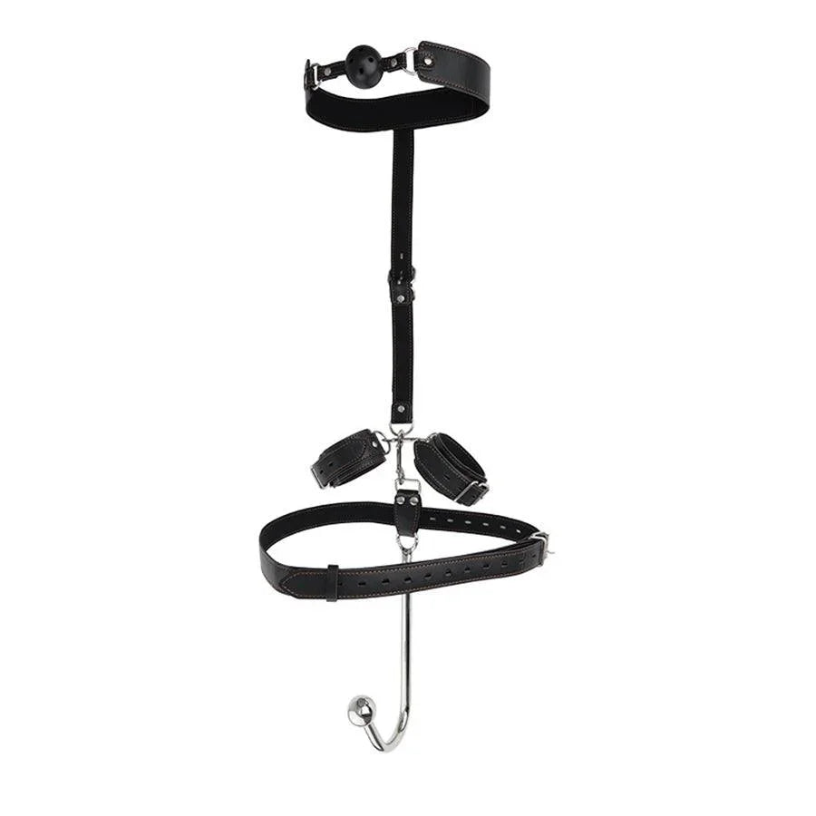 Bongage Gag With Hanging Anal Hook