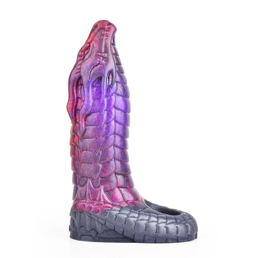 7 Inch Purple Monster Dragon Penis Sleeve
