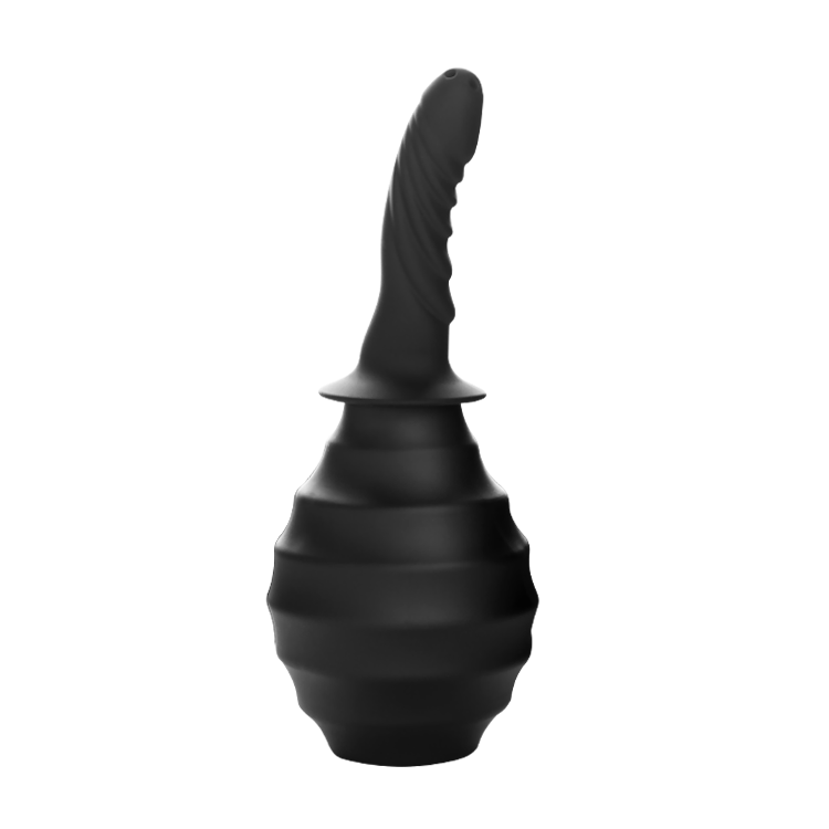Black Silicone Anal Douche Large Intimdusche Klistier
