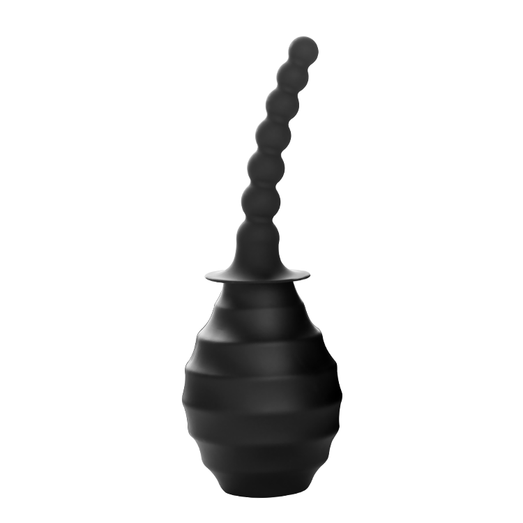 Black Silicone Anal Douche Large Intimdusche Klistier