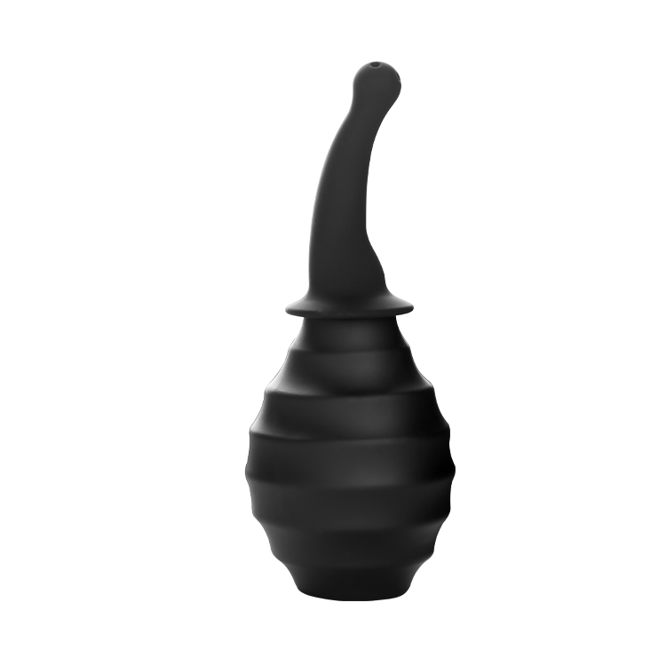 Black Silicone Anal Douche Large Intimdusche Klistier
